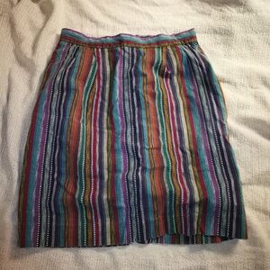 vintage strip skirt